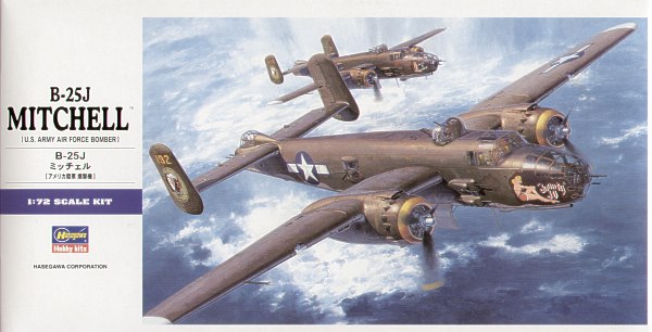 Hasegawa HAE16 1:72 North-American B-25J Mitchell