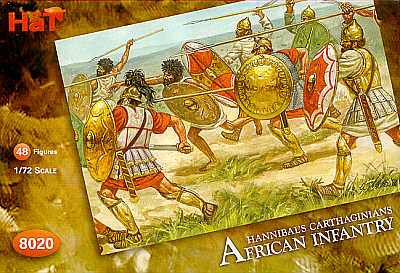 HaT 1:72 8020 Carthaginian African Infantry