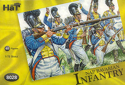 Hat 1:72 8028 Napoleonic Bavarian Infantry