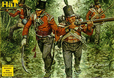 Hat 1:72 8036 Napoleonic British Light Infantry