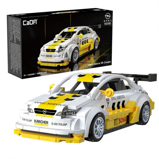 CaDa C55036W 1:24 Opel Astra V8 Coupe 305pcs - Chester Model Centre