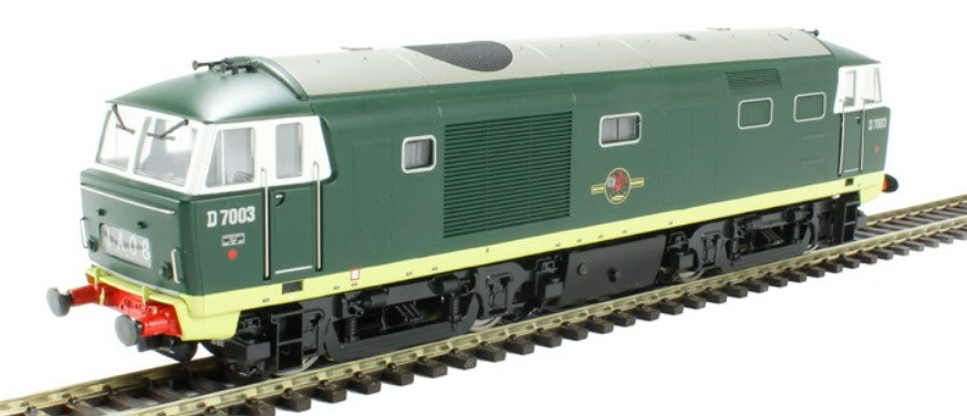 HELJAN #3521 Class 35 Hymek D7003 in BR Green DCC Ready - 8 Pin