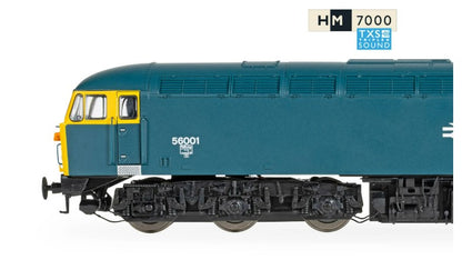 HORNBY R30480TXS BR Blue TOPS - Class 56 - 56001 (DCC Sound Fitted)