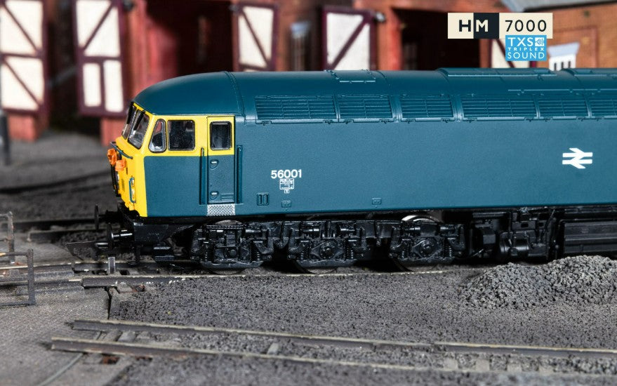 HORNBY R30480TXS BR Blue TOPS - Class 56 - 56001 (DCC Sound Fitted)
