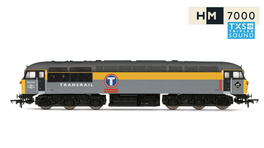 HORNBY R30481TXS TRANSRAIL Class 56 56047 (DCC Sound Fitted) Era 8 - Sectorisation 1982 - 1997