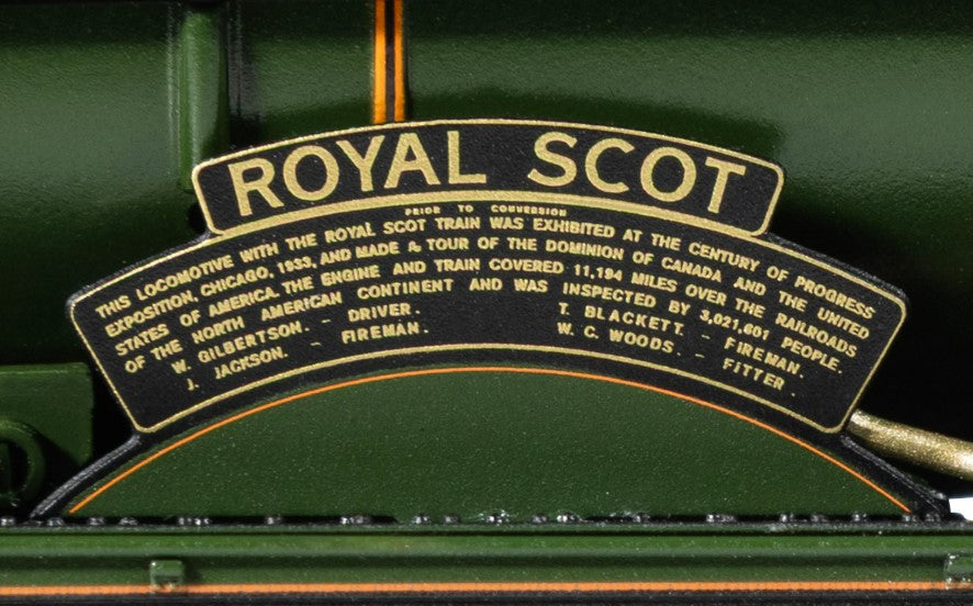 HORNBY R30500 BR - Royal Scot Class - 'Royal Scot' - 46100 (The One:One Collection. Era 11 2014 - Present Day) DCC Ready - 21 Pin