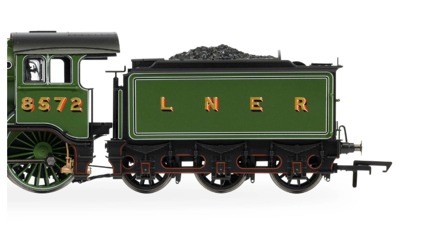 HORNBY R30502 LNER B12 Class Locomotive 4-6-0 No.8572 DCC Ready - 8 Pin