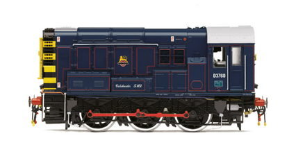 HORNBY R30507 BR - Class 08 - 'Colchester TMD' D3760 Era 8 - Sectorisation (1982 - 1997) DCC Ready - 8 Pin