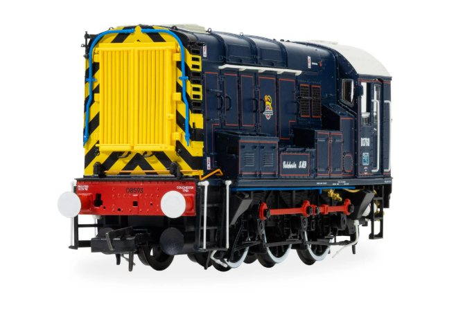 HORNBY R30507 BR - Class 08 - 'Colchester TMD' D3760 Era 8 - Sectorisation (1982 - 1997) DCC Ready - 8 Pin