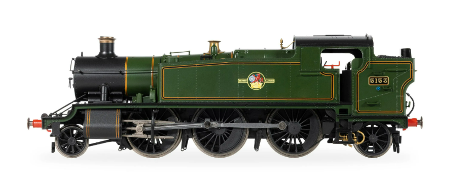 HORNBY R30509 BR (Late) - Class 5101 - Large Prairie Locomotive - 5153 Era 4 - Early BR (1948 - 1956) DCC Ready - 8 Pin