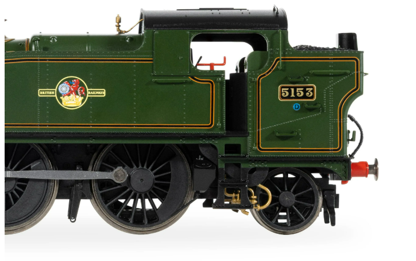 HORNBY R30509 BR (Late) - Class 5101 - Large Prairie Locomotive - 5153 Era 4 - Early BR (1948 - 1956) DCC Ready - 8 Pin