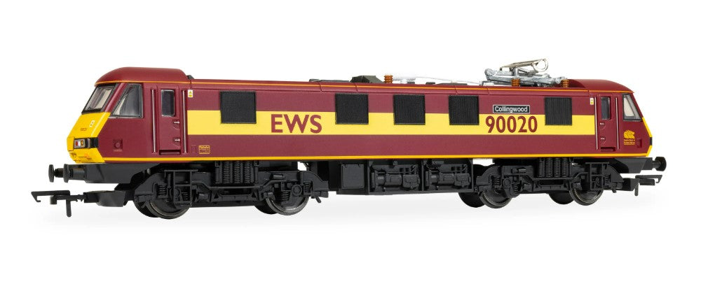 HORNBY R30528 RailRoad: EWS - Class 90 - 'Collingwood 90020' (DC Ready - 21 Pin)