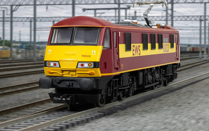 HORNBY R30528 RailRoad: EWS - Class 90 - 'Collingwood 90020' (DC Ready - 21 Pin)