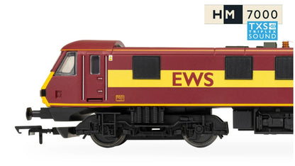 HORNBY R30528TXS RailRoad: EWS - Class 90 - 'Collingwood 90020' (DCC Sound Fitted)