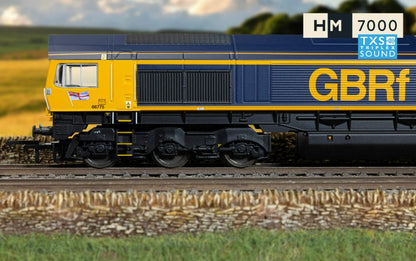 HORNBY R30534TXS RailRoad: GBRf - Class 66 - 66775 'HMS Argyll' (DCC Sound Fitted)