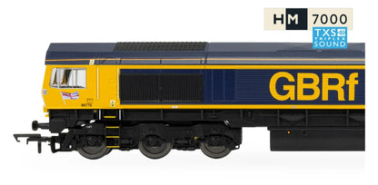 HORNBY R30534TXS RailRoad: GBRf - Class 66 - 66775 'HMS Argyll' (DCC Sound Fitted)