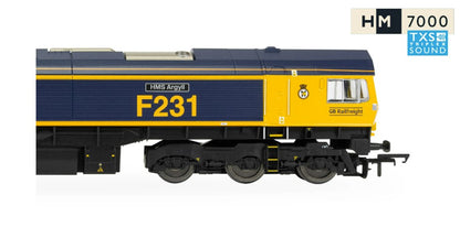 HORNBY R30534TXS RailRoad: GBRf - Class 66 - 66775 'HMS Argyll' (DCC Sound Fitted)