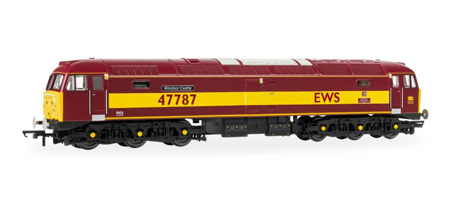 HORNBY R30541 RailRoad: EWS - Class 47 - 'Windsor Castle' 47787 Era 9 - Privatisation - DCC Ready 21 Pin