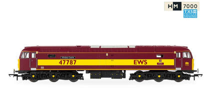 R30541TXS RailRoad: EWS - Class 47 - 'Windsor Castle' 47787 (DCC Sound Fitted)
