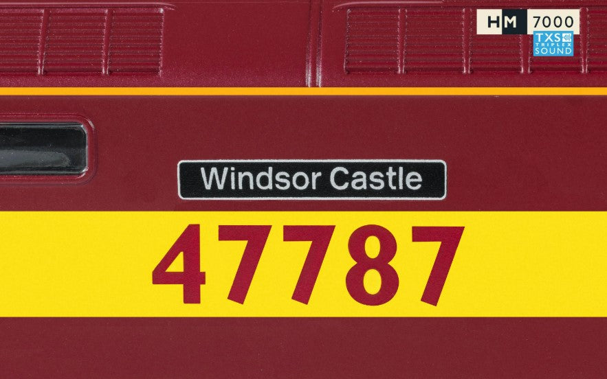 R30541TXS RailRoad: EWS - Class 47 - 'Windsor Castle' 47787 (DCC Sound Fitted)