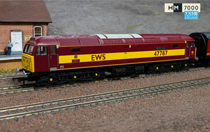 R30541TXS RailRoad: EWS - Class 47 - 'Windsor Castle' 47787 (DCC Sound Fitted)