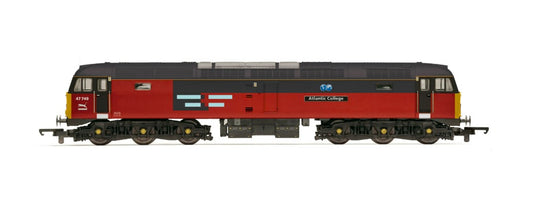 HORNBY R30543 RailRoad: RES - Class 47 - 'ATLANTIC COLLEGE' 47749 Era 8 - Sectorisation - DCC Ready 21 Pin