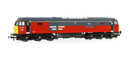 HORNBY R30543 RailRoad: RES - Class 47 - 'ATLANTIC COLLEGE' 47749 Era 8 - Sectorisation - DCC Ready 21 Pin
