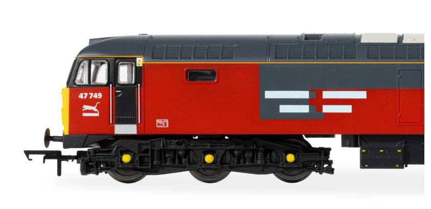 HORNBY R30543 RailRoad: RES - Class 47 - 'ATLANTIC COLLEGE' 47749 Era 8 - Sectorisation - DCC Ready 21 Pin