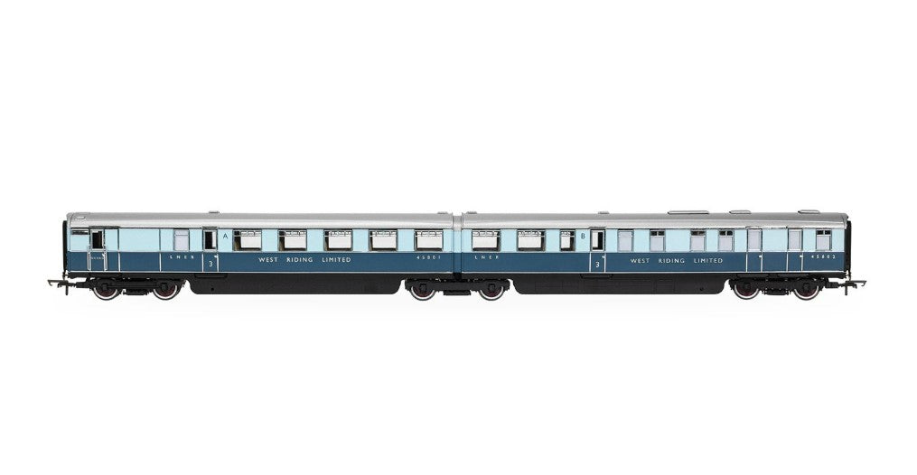 HORNBY R40477 LNER - 'West Riding Limited' - Brake Third and Kitchen Third - Coach pack - Chester Model Centre
