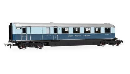 HORNBY R40477 LNER - 'West Riding Limited' - Brake Third and Kitchen Third - Coach pack - Chester Model Centre