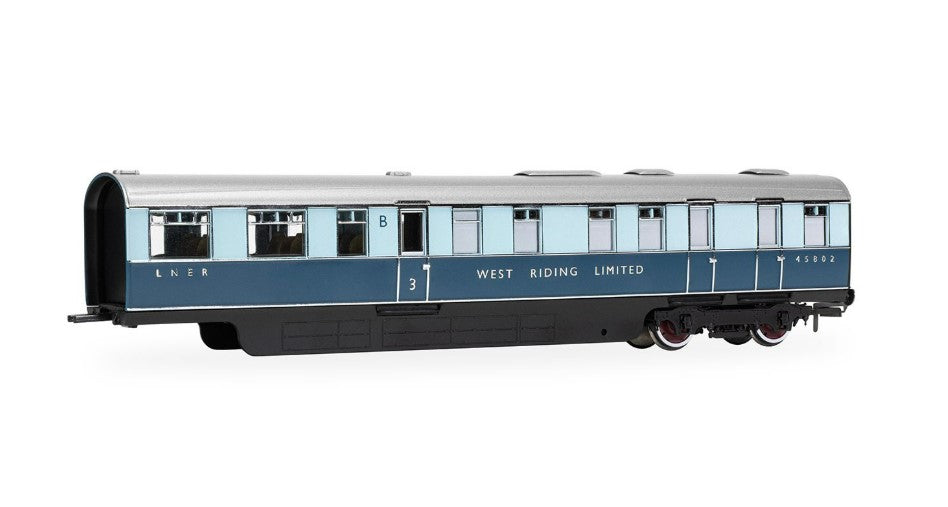 HORNBY R40477 LNER - 'West Riding Limited' - Brake Third and Kitchen Third - Coach pack - Chester Model Centre