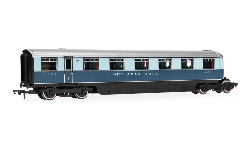 HORNBY R40478 LNER - 'West Riding Limited' - Double Open First - Coach pack - Chester Model Centre