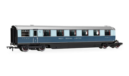 HORNBY R40478 LNER - 'West Riding Limited' - Double Open First - Coach pack - Chester Model Centre