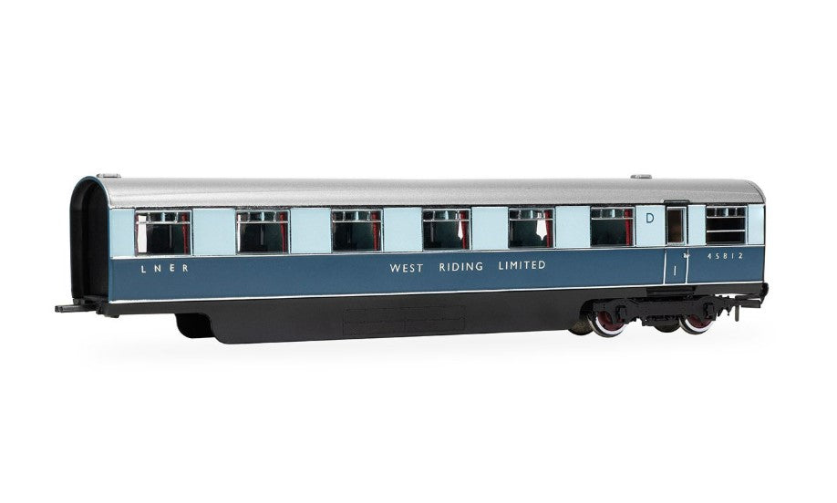 HORNBY R40478 LNER - 'West Riding Limited' - Double Open First - Coach pack - Chester Model Centre