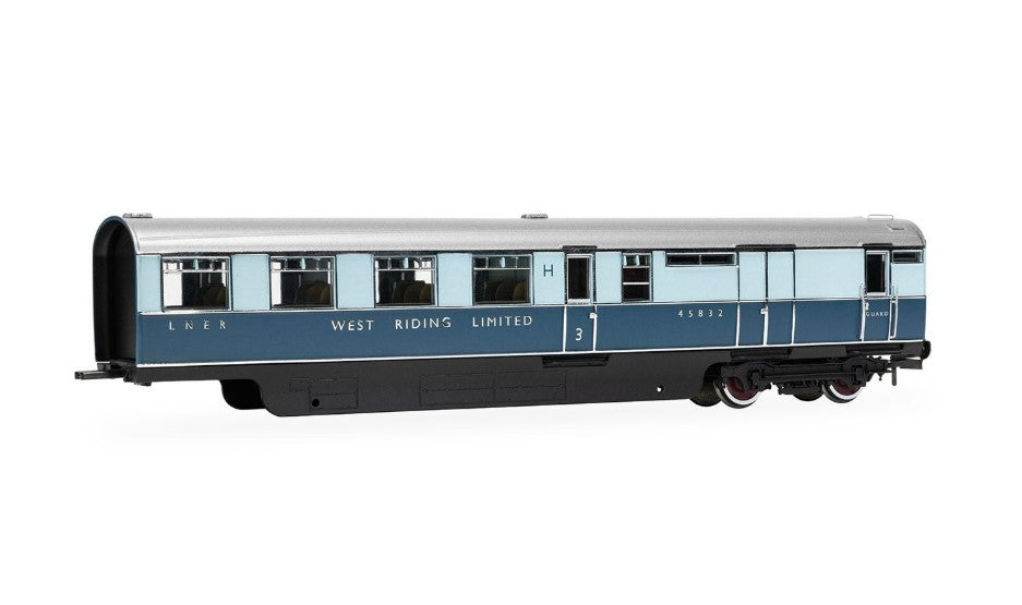 HORNBY R40480 LNER - 'West Riding Limited' - Open Third & Brake Third - Coach pack - Chester Model Centre