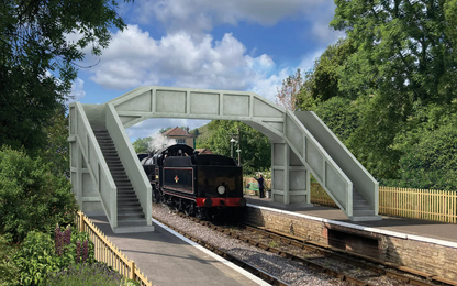 R7366 South Eastern Railway Footbridge