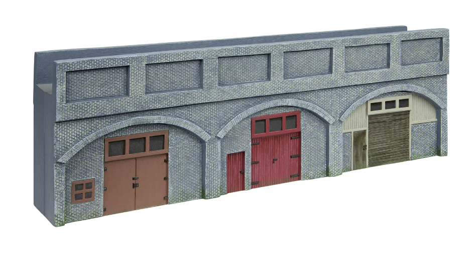 R7368 Low Relief Viaduct with Lock Ups x 2 (Engineers Blue Brick)