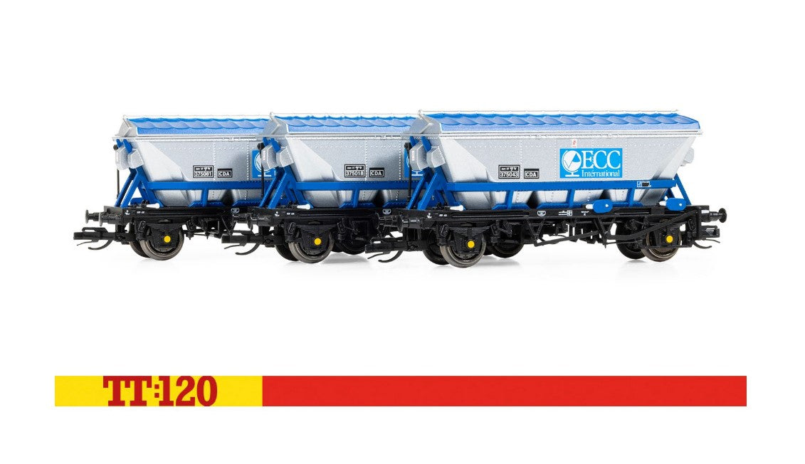 HORNBY TT6049 ECC - CDA Hopper Wagon - Triple Pack - Chester Model Centre