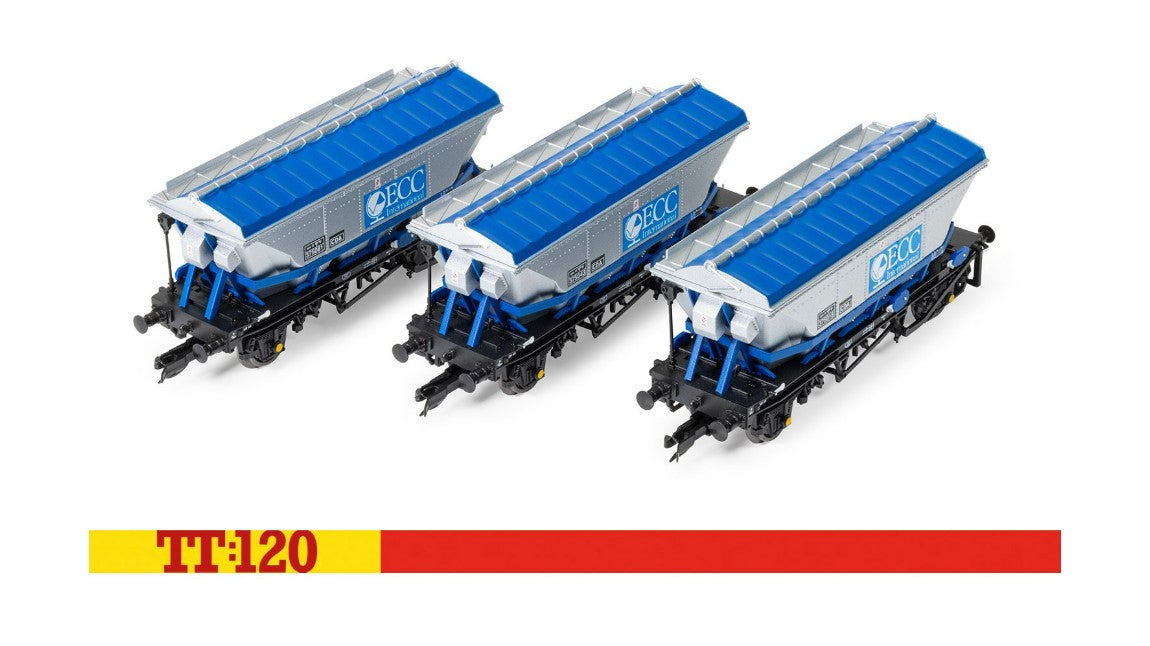 HORNBY TT6049 ECC - CDA Hopper Wagon - Triple Pack - Chester Model Centre
