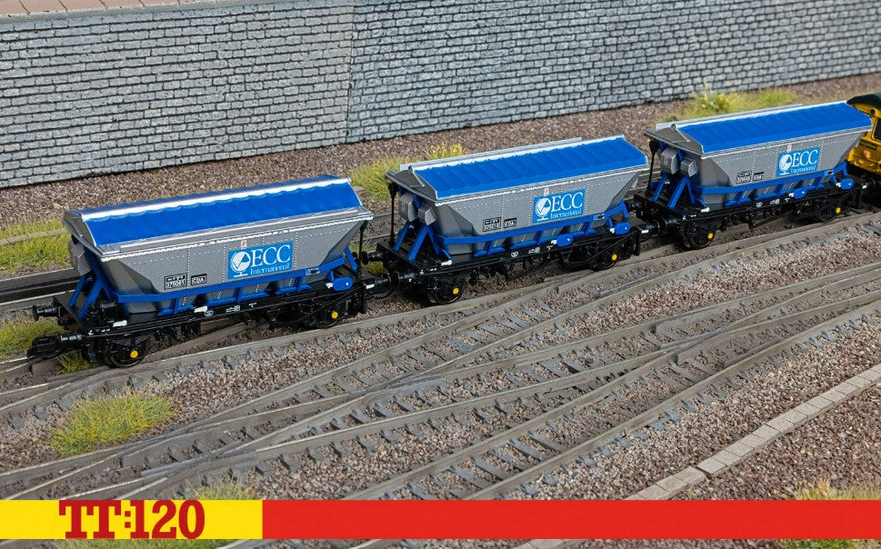 HORNBY TT6049 ECC - CDA Hopper Wagon - Triple Pack - Chester Model Centre