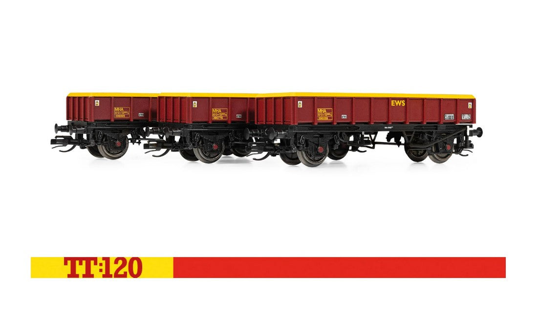 HORNBY TT6051 EWS MHA 'Coalfish' Ballast Wagon - Triple Pack - Chester Model Centre