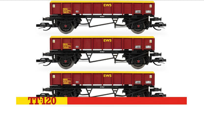 HORNBY TT6051 EWS MHA 'Coalfish' Ballast Wagon - Triple Pack - Chester Model Centre