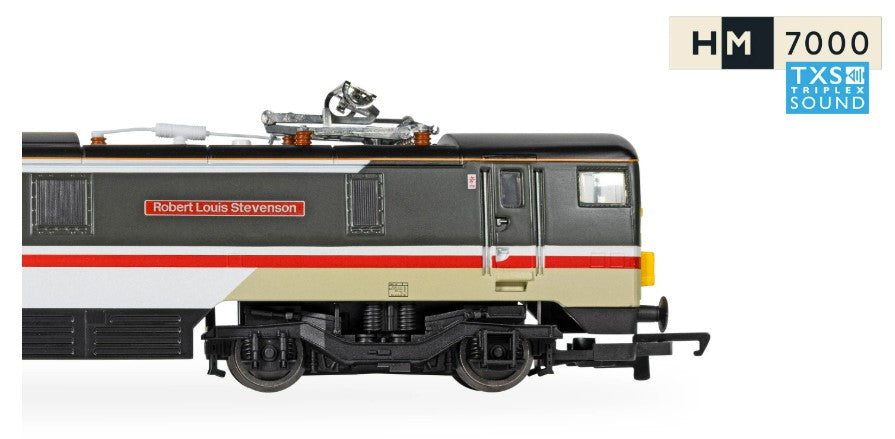 HORNBY Railroad R30527TXS BR Intercity Class 91 'Robert Louis Stevenson' No 90018 (DCC Sound Fitted)
