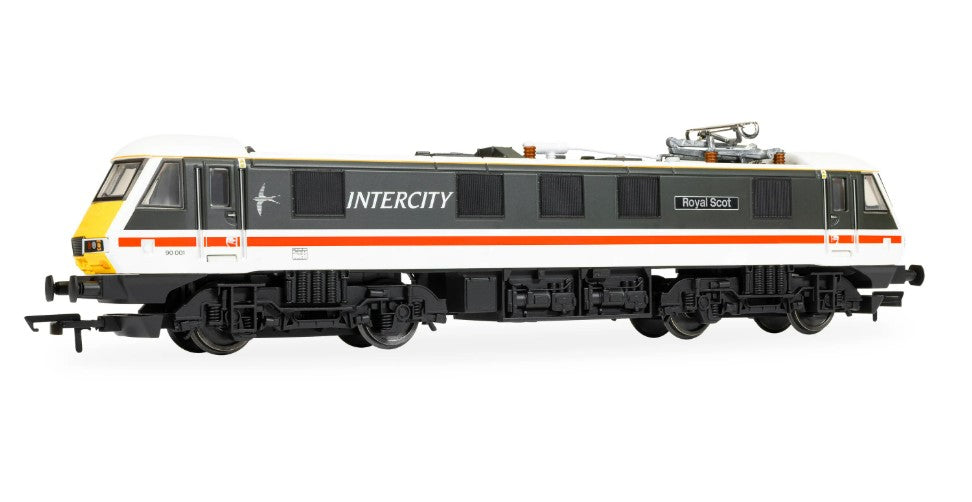 HORNBY R30529 RailRoad: BR - Intercity Class 90 - 'Royal Scot' 90001 DCC Ready - 21 Pin