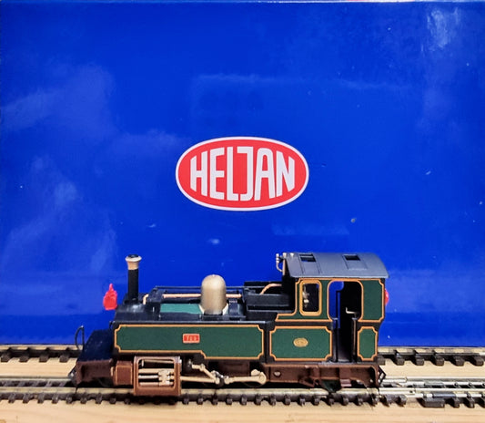 Heljan OO9 99501 Lynton & Barnstaple 2-6-2T in Lynton & Barnstaple Dark Green DCC Ready - Chester Model Centre