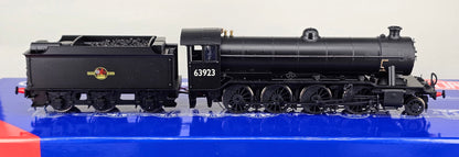 HELJAN 3934 BR Late Crest Black '02/1' 2-8 -0 No.63923 (LNER cab/stepped tender) DCC Ready - 21 Pin - Chester Model Centre