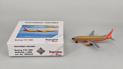 Herpa Wings 500562 Southwest Airlines Boeing 737-300 (1:500) - Chester Model Centre