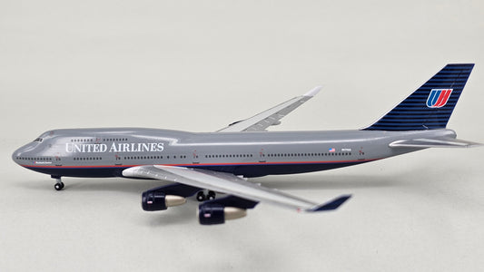 Herpa Wings 1:400 Scale Die-cast Boeing 747-400 'United Airlines' Model Aircraft. Reg No.N171UA - Chester Model Centre