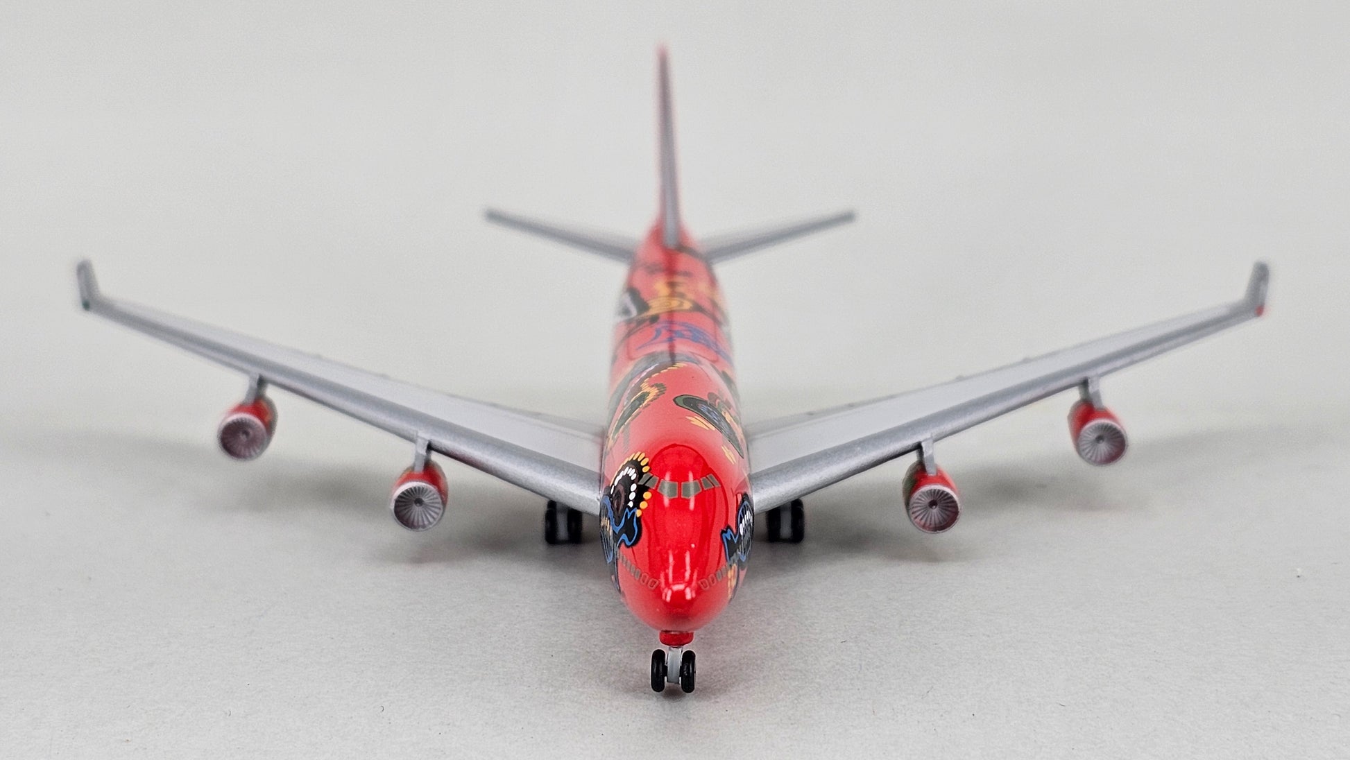 Herpa Wings 1:500 Scale Die-cast Boeing 747-400 Quantas 'Wunala Dreaming' Model Aircraft. Reg No.VH-OJB - Chester Model Centre