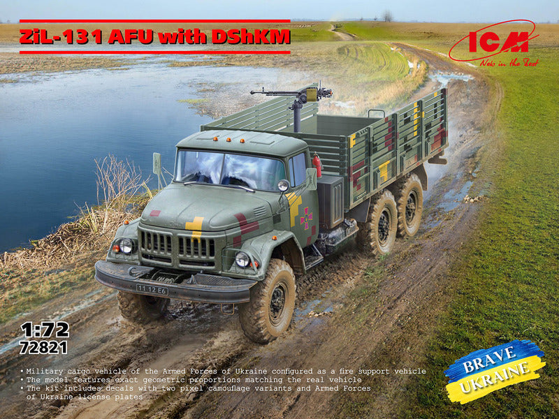 ICM 72821 1:72 ZiL-131 AFU with DShKM - Chester Model Centre